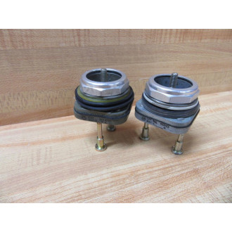 Allen Bradley 800T-D Pushbutton 800TD WO Cap Or Contacts (Pack of 2) - Used
