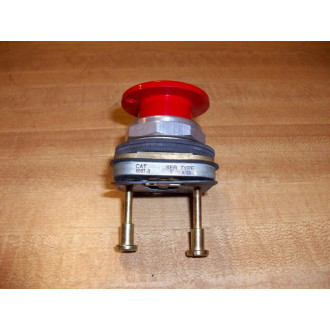 Allen Bradley 800T-D Pushbutton 800TD Red 800T-D3 Ser.T - Used