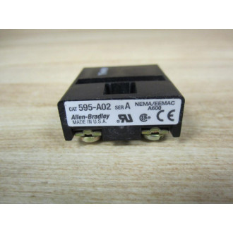 Allen Bradley 595-A02 Auxiliary Contact 595-AO2 (Pack of 3) - New No Box