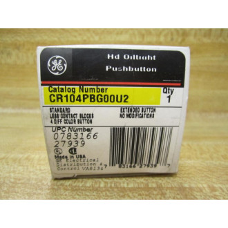 General Electric CR104PBG00U2 Push Button