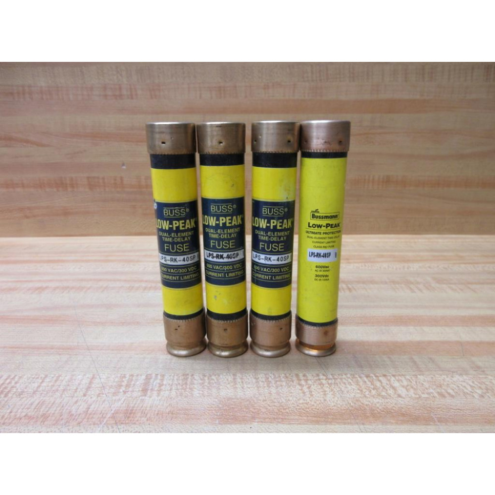 Buss LPS-RK-40SP Bussmann Fuse Cross Ref 4XF76 (Pack of 4) - New No Box