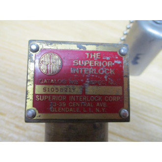 Superior Interlock S105821Y Keyed Lock W Cap - Used
