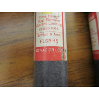Littelfuse FLSR-15 Fuse Cross Ref 486L29 (Pack of 3) - Used