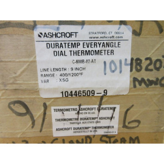 Ashcroft C-600B-02-AT Duratemp Everyangle Dial Thermometer