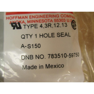 Hoffman A-S150 2-12"Steel Hole Seal AS150 59750