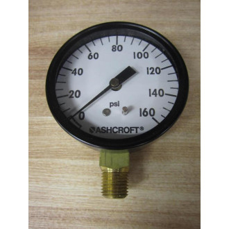 Ashcroft 1000 Gauge 160 PSI - 14" NPT