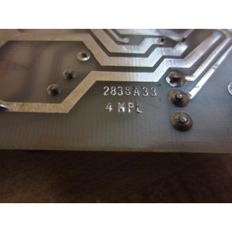 Westinghouse 2838A33G01 Circuit Board 4NPL - Used