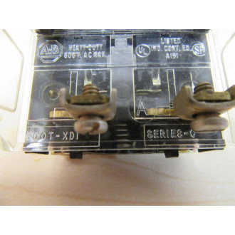 Allen Bradley 800T-A9D1 Push Button Yellow W800T-XD1 - Used