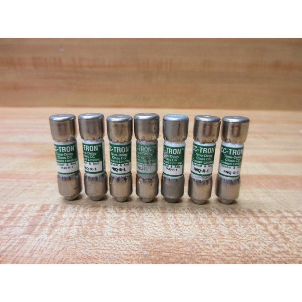Buss FNQ-R-1 Bussmann Fuse Cross Ref 6F11 (Pack of 7) - Used