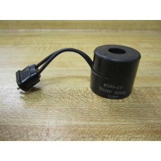 Parker K593-071 Schrader Bellows Coil K593071 12060 28VDC - New No Box