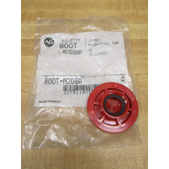 Allen Bradley 800T-N208A Jumbo Red Cap Pushbutton 800TN208A Series A