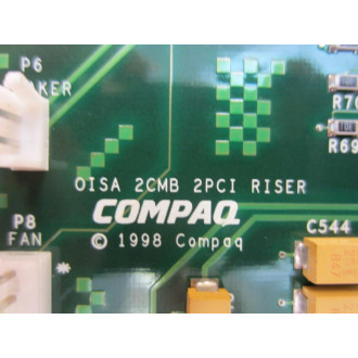 Compaq 009663-001 OISA 2CMB 2PCI Riser Card 009663001 Rev 0C - Used