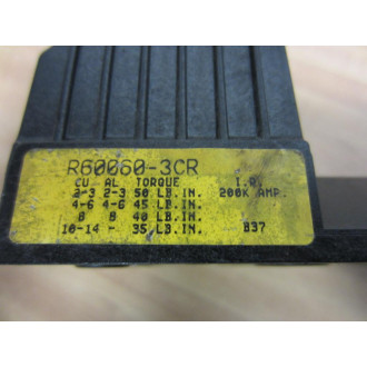 Bussmann R60060-3CR Fuse Block R600603CR (Pack of 2) - Used