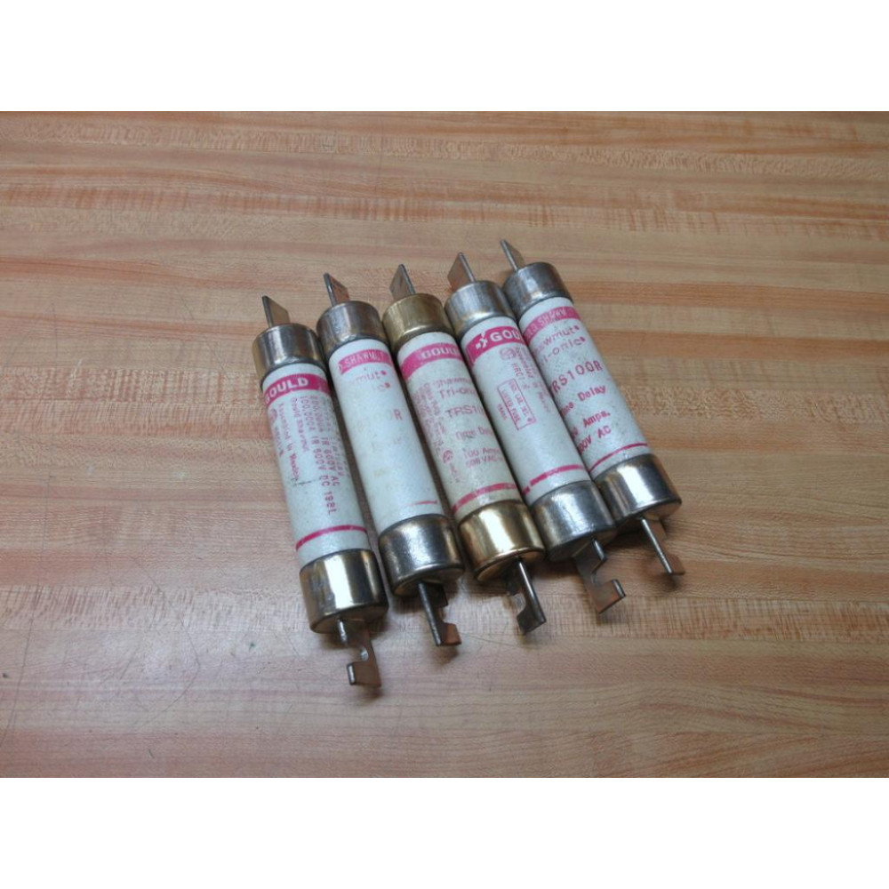 Gould Shawmut Ferraz Trionic TRS100R Fuse Cr. Ref 4YZN8 (Pack of 5) - New No Box