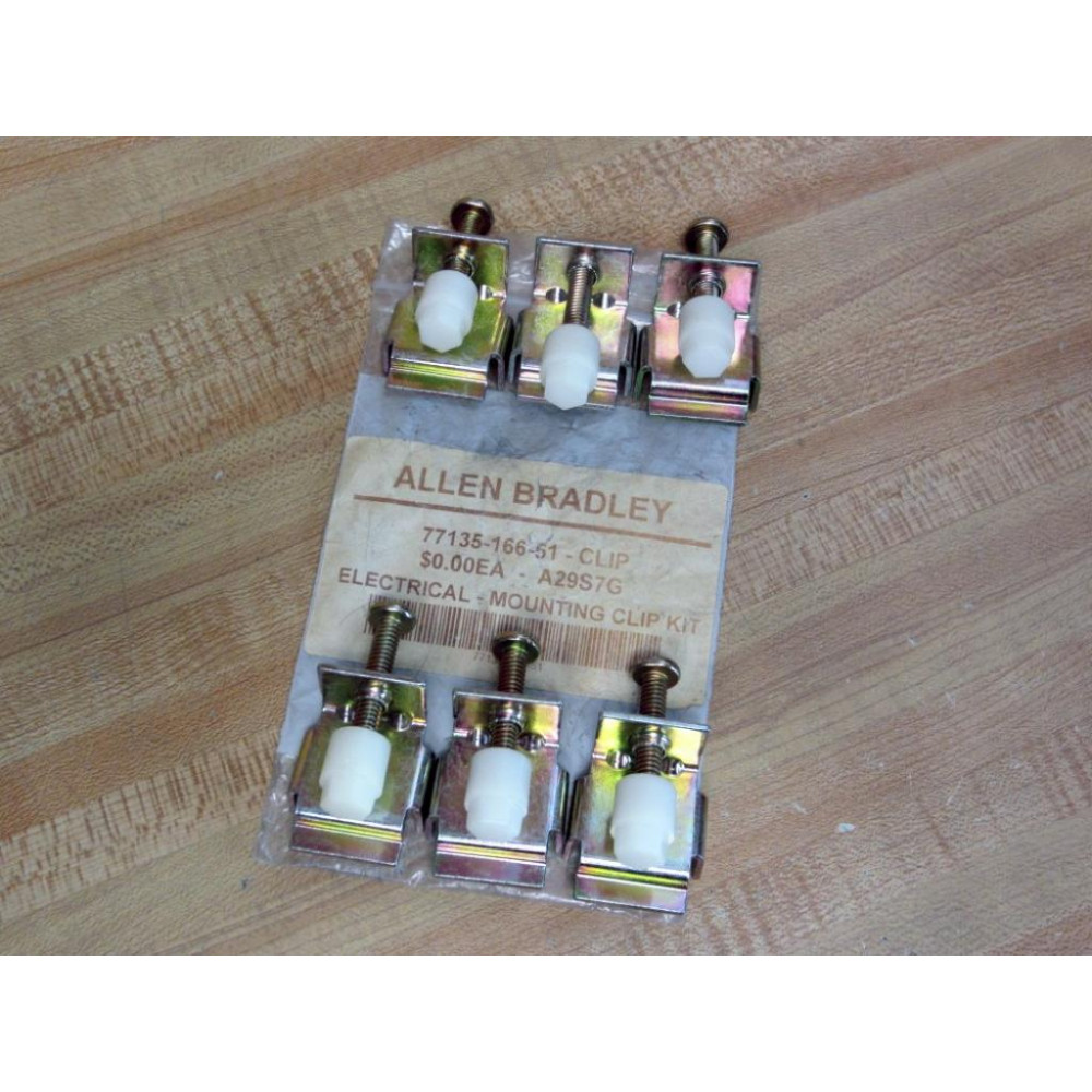 Allen Bradley 77135-166-51 Mounting Clip 2711-NP2 (Pack of 6)