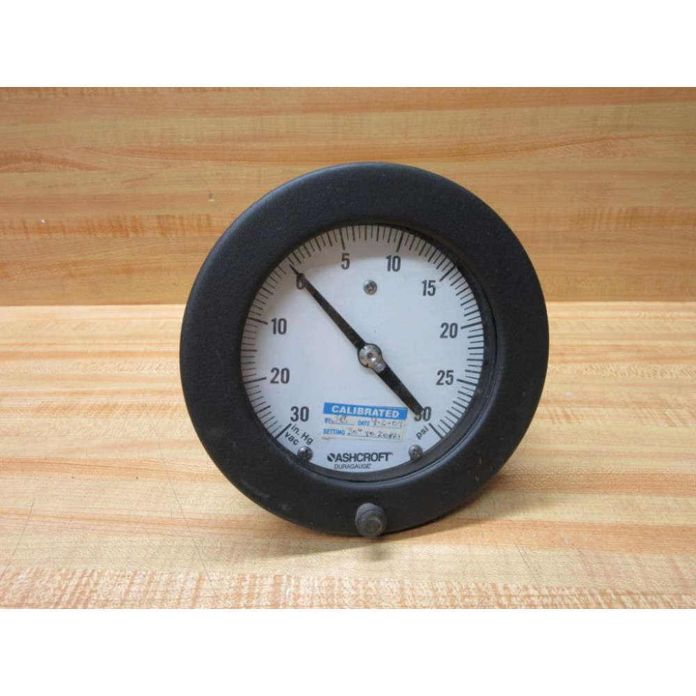 Ashcroft 45-1377-AS-02B-30IMV-30 Duragauge Pressure Gauge - Used