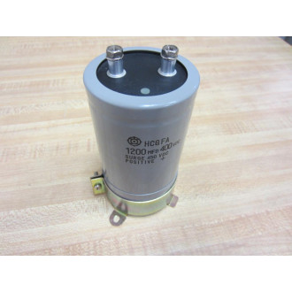 Hitachi HCGFA Capacitor 1200MFD 400 VDC With Mount - New No Box