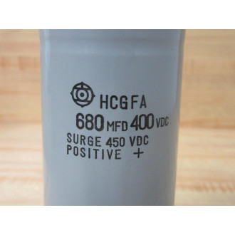 Hitachi HCGFA Capacitor 680MFD400VDC - Used