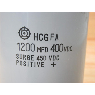 Hitachi HCGFA Capacitor 1200MFD400VDC - Used