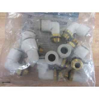 SMC KQ2L08-U02 One Touch Elbow Fitting KQ2L08U02 (Pack of 10)