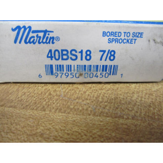 Martin 40BS18 78 Sprocket  40BS1878