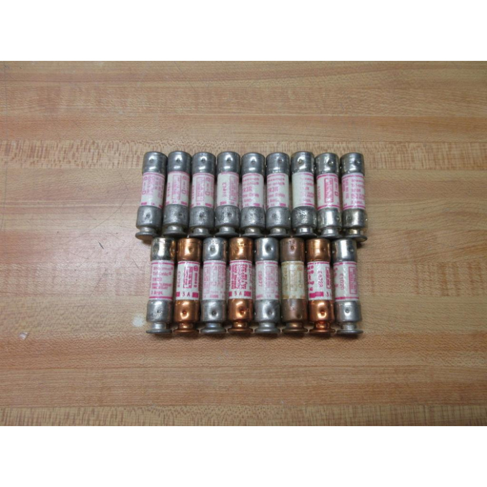 Gould Shawmut Ferraz TR3R Fuse Cross Ref 4TCN6 (Pack of 17) - Used
