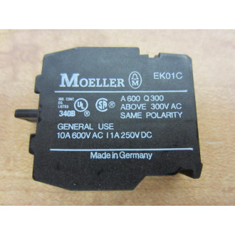 Moeller Klockner EK01C Eaton Contact Block - New No Box