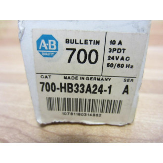 Allen Bradley 700-HB33A24-1 Relay  700HB33A241 Series A