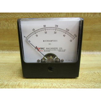 Simpson Electric Company S12291 Panel Mount Meter 0-50DC 0-200mA - Used