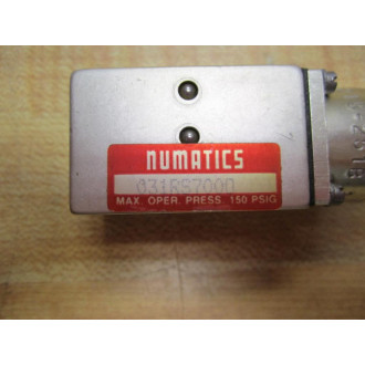 Numatics 031RS700O Pneumatic Regulator No Screw - Used