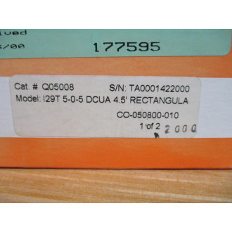 Simpson Q05008 DC Microamperes Meter I29T 5-0-5 DCUA