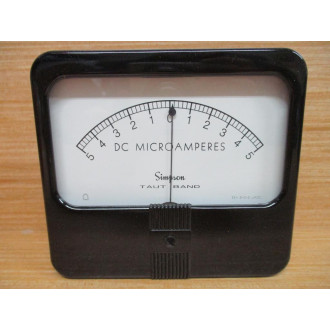 Simpson Q05008 DC Microamperes Meter I29T 5-0-5 DCUA
