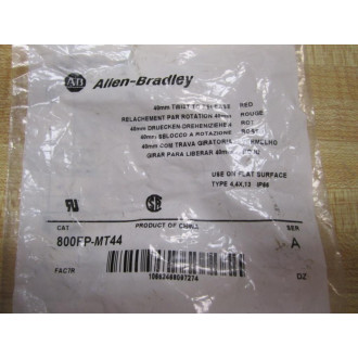 Allen Bradley 800FP-MT44 Push Button Operator 800FP-MT44E Ser A