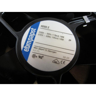 Ebmpapst 4650 Z Fan 4650Z With Plastic Grille - Used