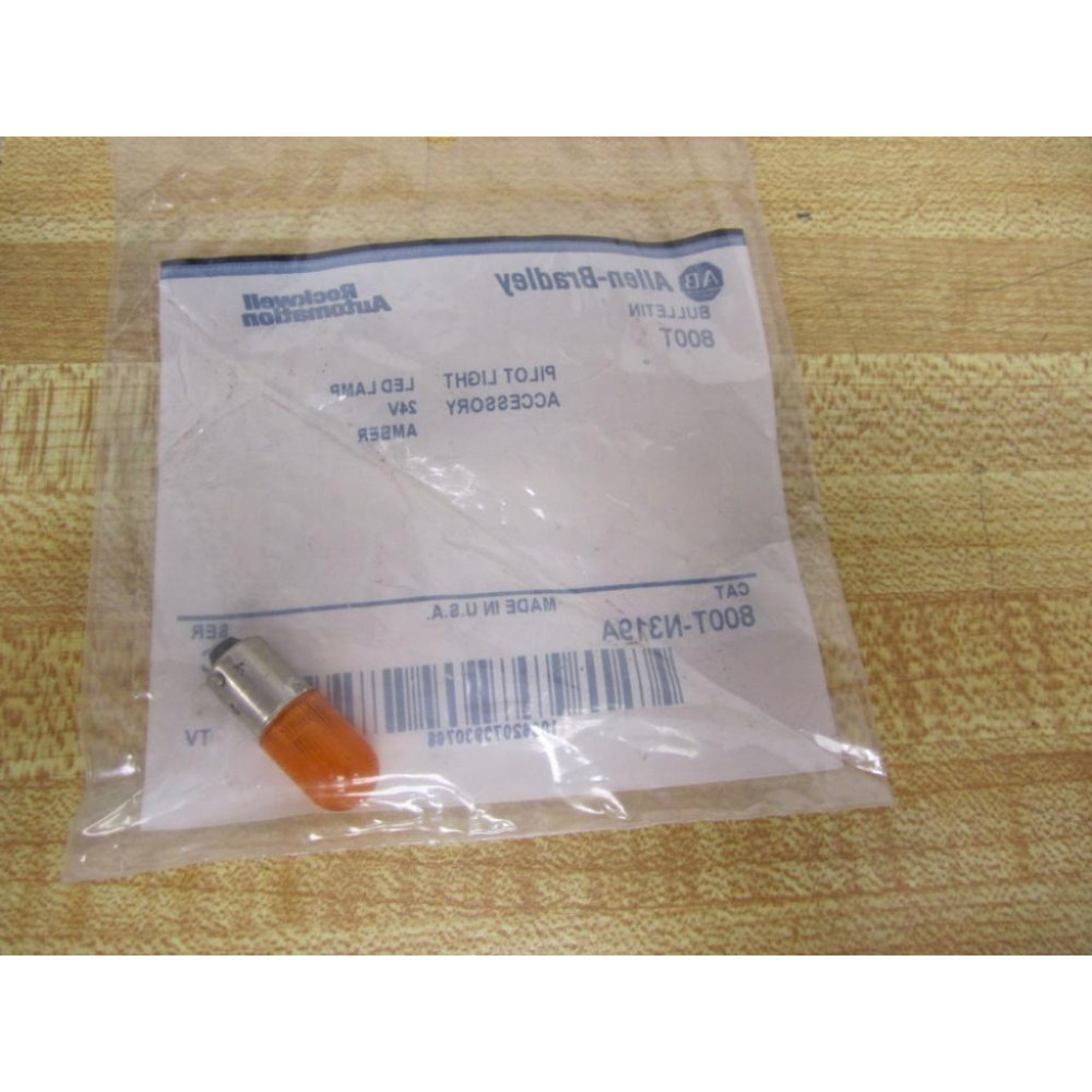 Allen Bradley 800T-N319A Amber Light Bulb 24VACDC Series C