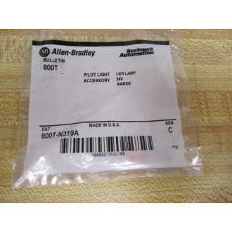 Allen Bradley 800T-N319A Amber Light Bulb 24VACDC Series C