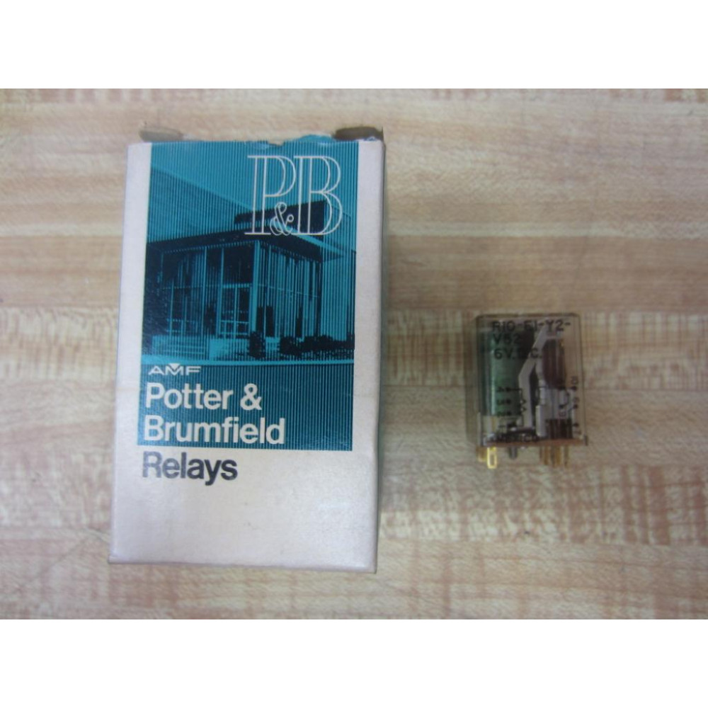 Potter & Brumfield R10-E1-Y2-V52 AMF Relay R10E1Y2V52