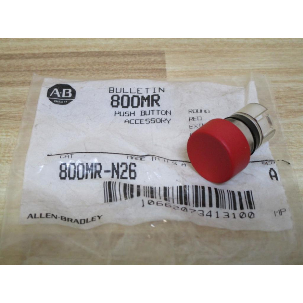 Allen Bradley 800MR-N26 Red Button 800MRN26 Series A