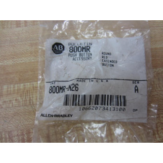 Allen Bradley 800MR-N26 Red Button 800MRN26 Series A