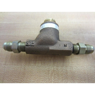 Parker 3250-0219 Valve 032500219 Schrader Bellows With 2 Fittings - Used