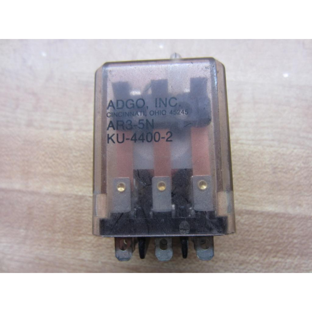 Adgo AR3-5N-KU-4400-2 Relay AR35NKU44002 Tested - Used