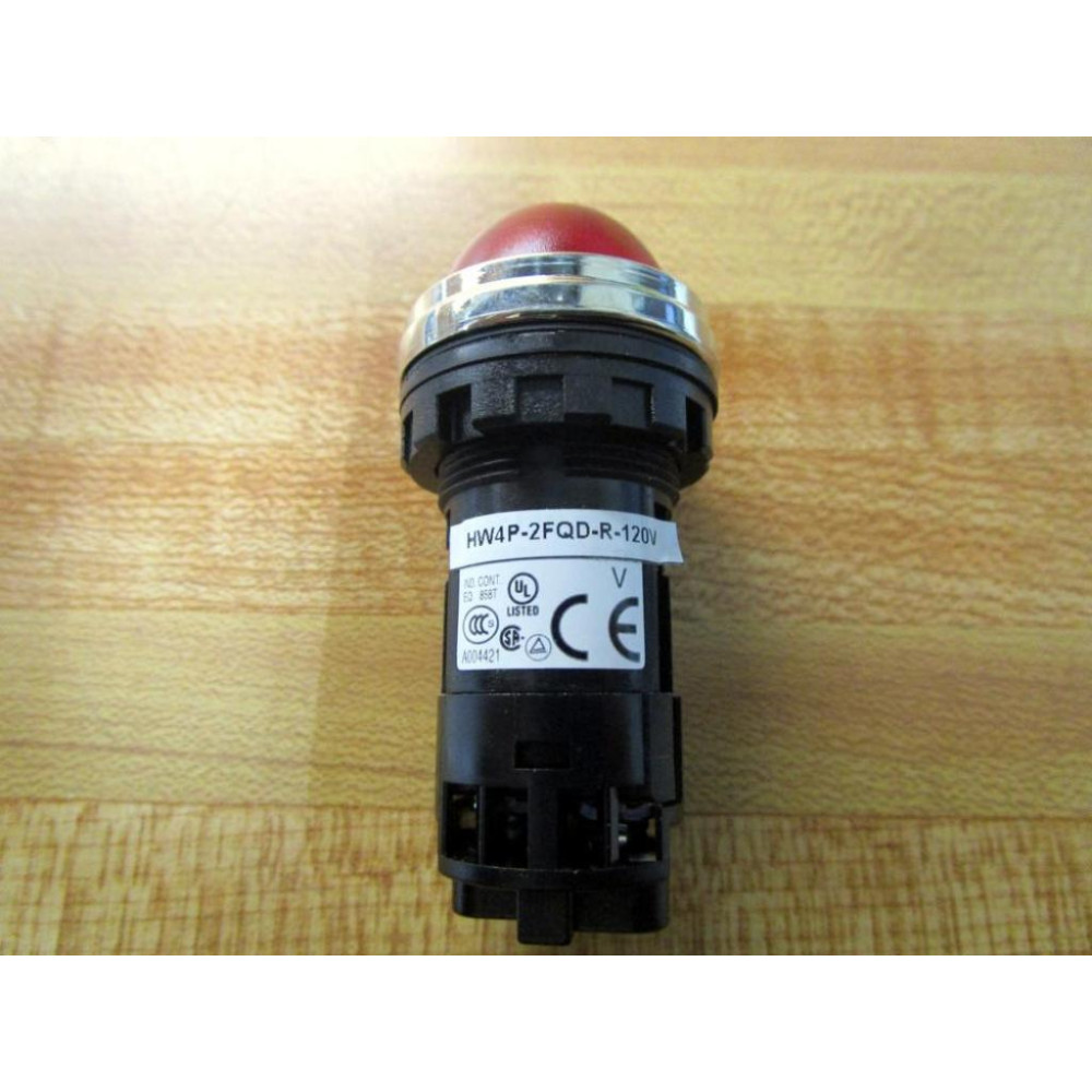 IDEC HW4P-2FQD-R-120 Pilot Light HW4P2FQDR120V Red - New No Box