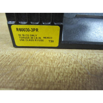 Bussmann R60030-3PR Fuse Block R600303PR - New No Box