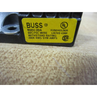 Bussmann R60030-3PR Fuse Block R600303PR - New No Box