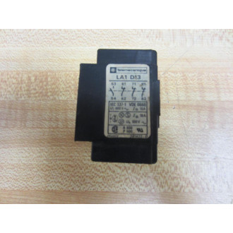 Telemecanique LA1-D13 Auxiliary Contact LA1D13 - Used