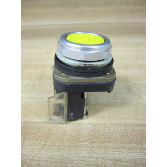 Allen Bradley 800T-A Push Button 800TA Yellow, W 800T-XA - Used
