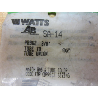 Watts SA-14 Tube Union SA14
