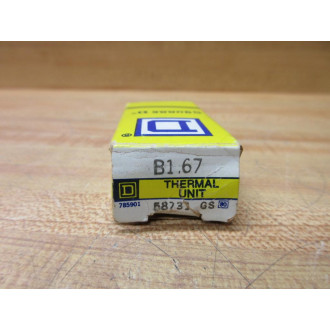 Square D B1.67 Overload Relay Heater Element B167