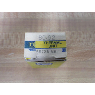 Square D B0.92 Overload Relay Heater Element  B092 (Pack of 3)