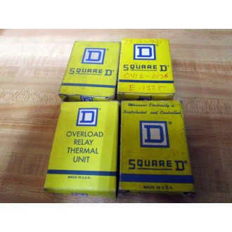 Square D AR9.3 Overload Relay Heater Element  AR93 (Pack of 4)